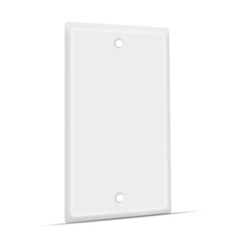 Outlet blank cover - Estimated lead time is 2-3 weeks. Smoothline is a simple, UL-approved flush-mount wall plate system that provides an innovative, cost effective way to install outlets and switches flush with the wall for the ultimate in clean lines. The system uses standard finishing techniques and common outlets and switches and works with paint and wallpaper.
